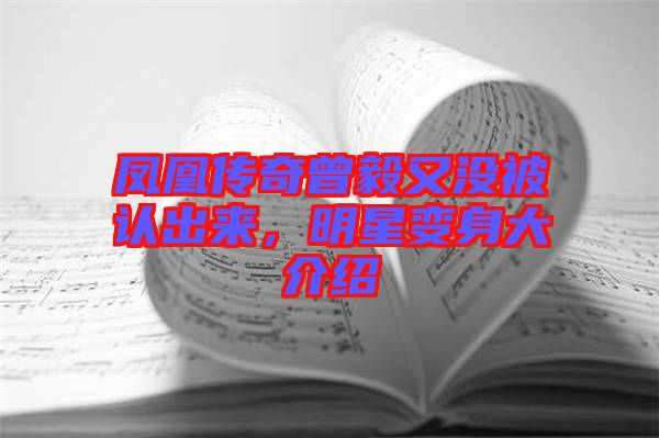 鳳凰傳奇曾毅又沒被認出來，明星變身大介紹