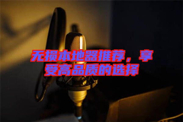 無損本地器推薦，享受高品質的選擇