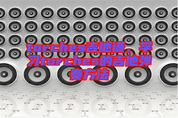 torches吉他譜，學習torches的吉他彈奏方法