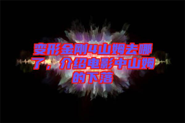 變形金剛4山姆去哪了，介紹電影中山姆的下落